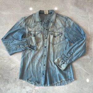 Men’s True Religion Denim Jacket - Size XXL